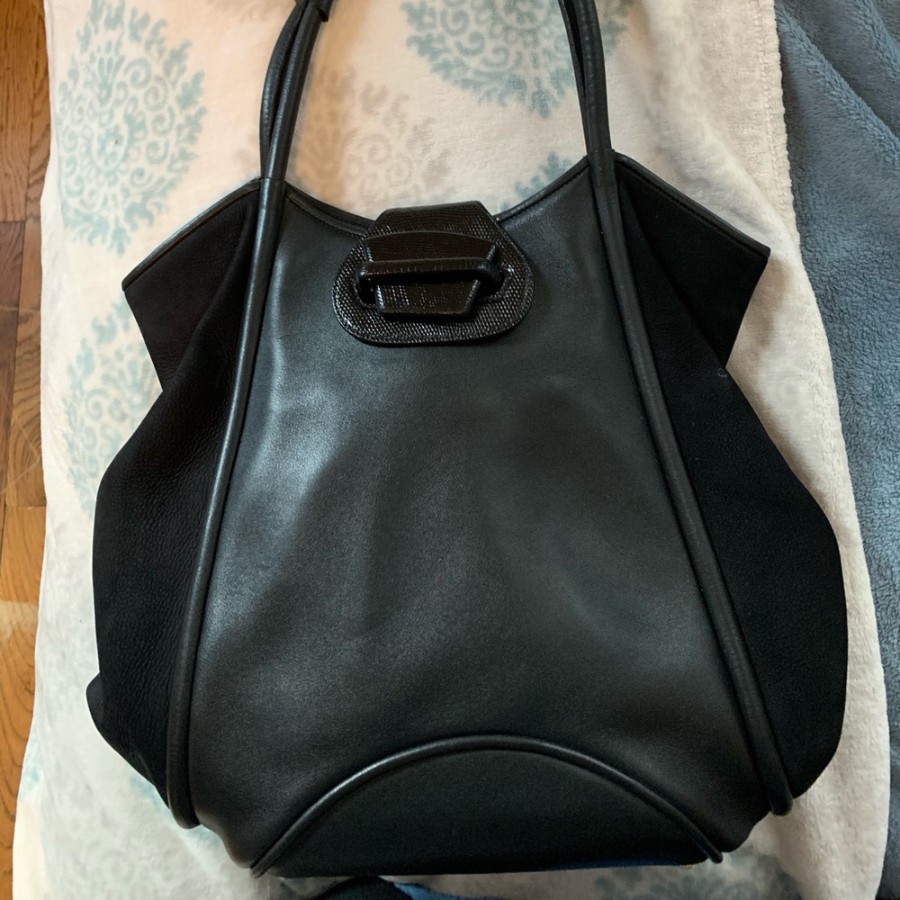 Smythson of bond street black bag